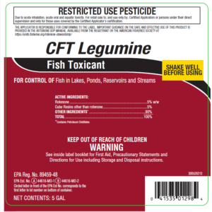 CFT Legumine Fish Toxicant